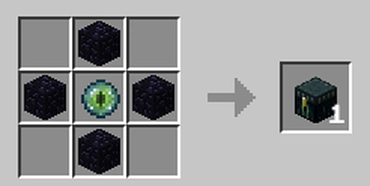 Minecraft Ender Chest Crafting Recipe