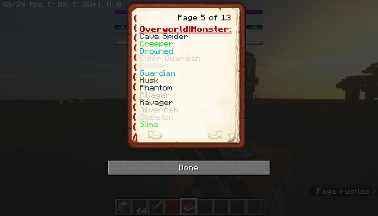 The Spell Book Minecraft Data Pack