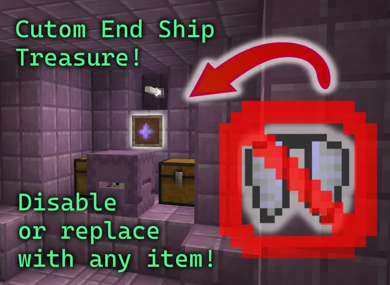 Customize the Item found in End Ships (Replace Elytra in Item Frames
