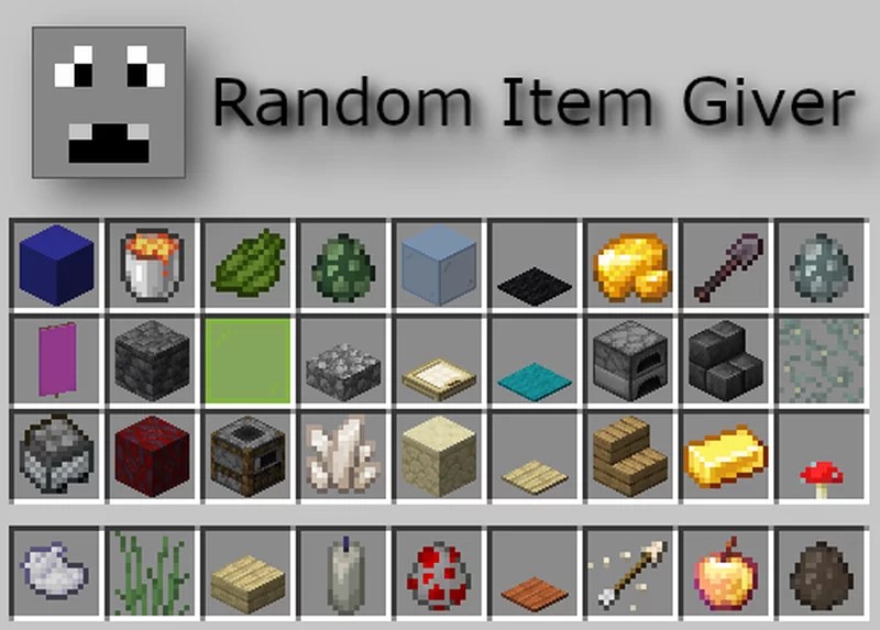 Random Item Giver Datapack [Minecraft 1.16.5 1.21] Minecraft Data Pack