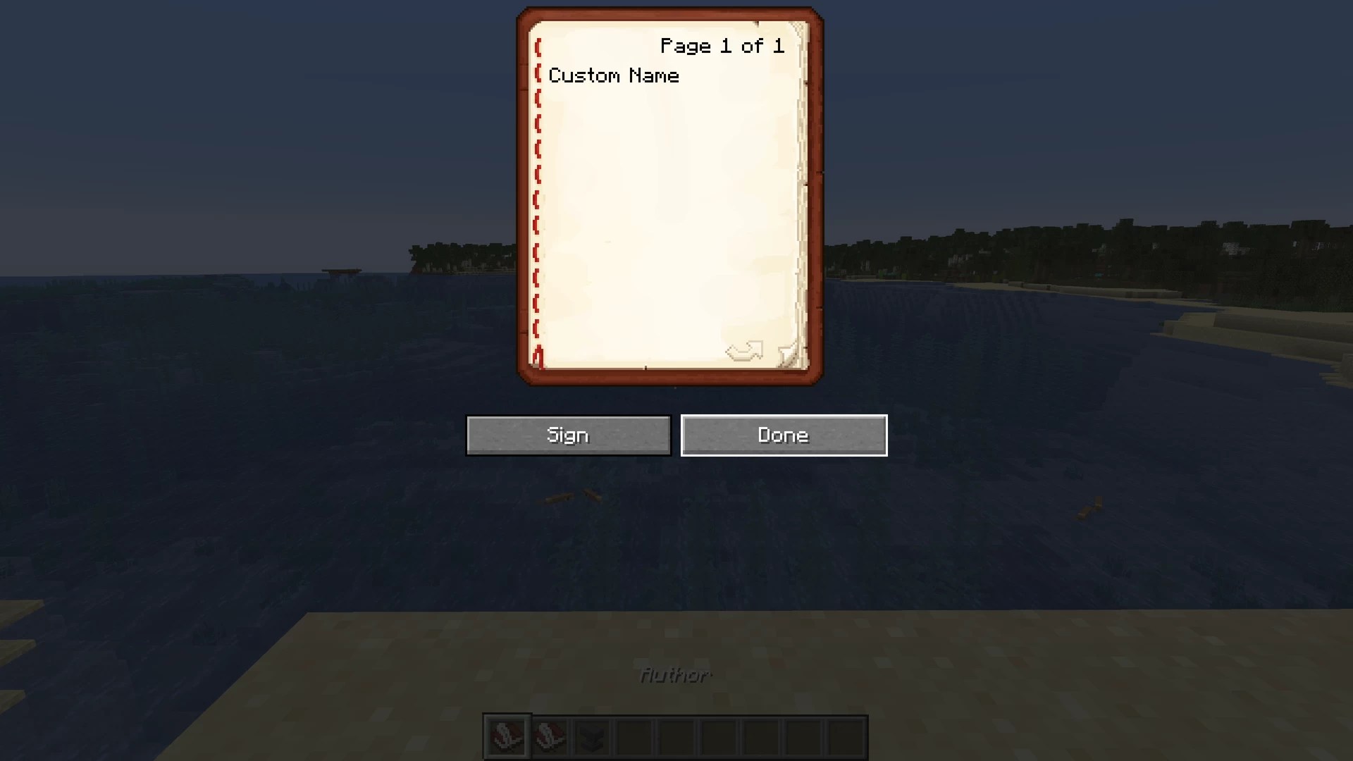 How To Craft A Book And Quill