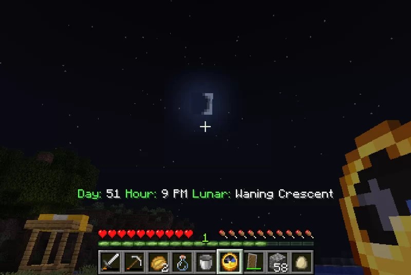 (Date, Time And Lunar) Clock Datapack V2 Minecraft Data Pack