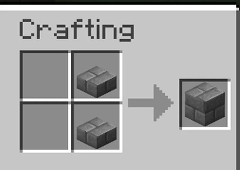 Slabs to blocks Minecraft Data Pack