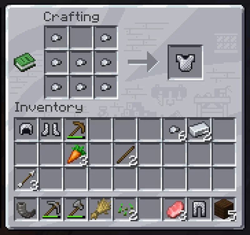 Chain Armor Recipes Minecraft Data Pack