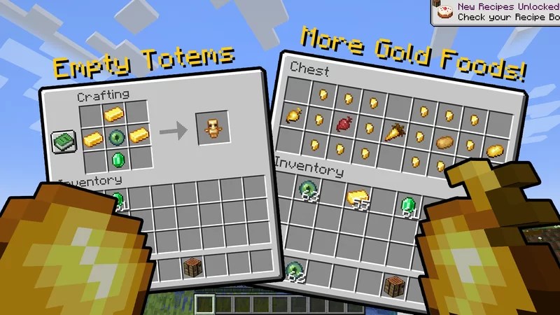Gold Things Datapack Minecraft Data Pack