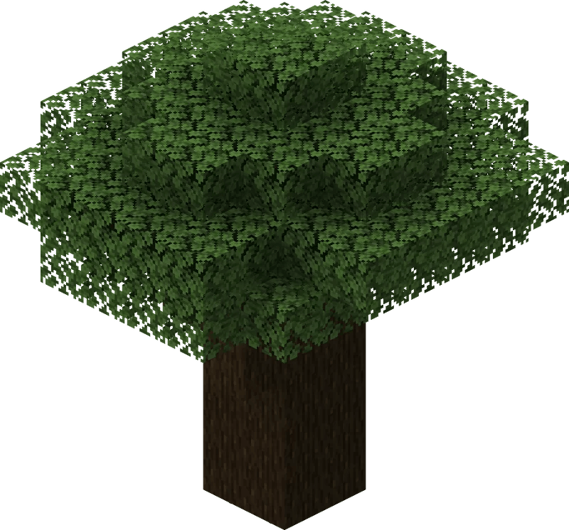 Very Dark Oak Trees Minecraft Mod