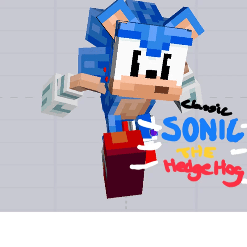 Classic Sonic A.K.A Santiago Minecraft Mod