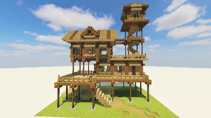 Large Survival House Minecraft Map