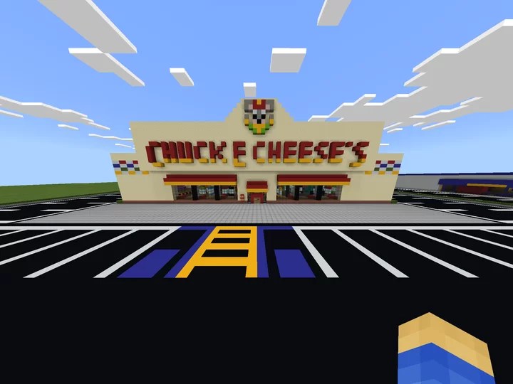 Chuck E Cheese Map 90'S Chuck E Cheese Minecraft Map
