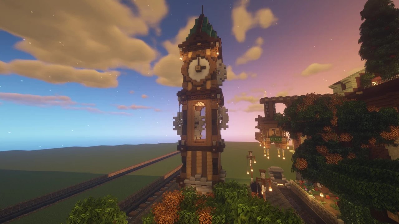 Minecraft Clock Tower Minecraft Clock Tower Minecraft vrogue.co