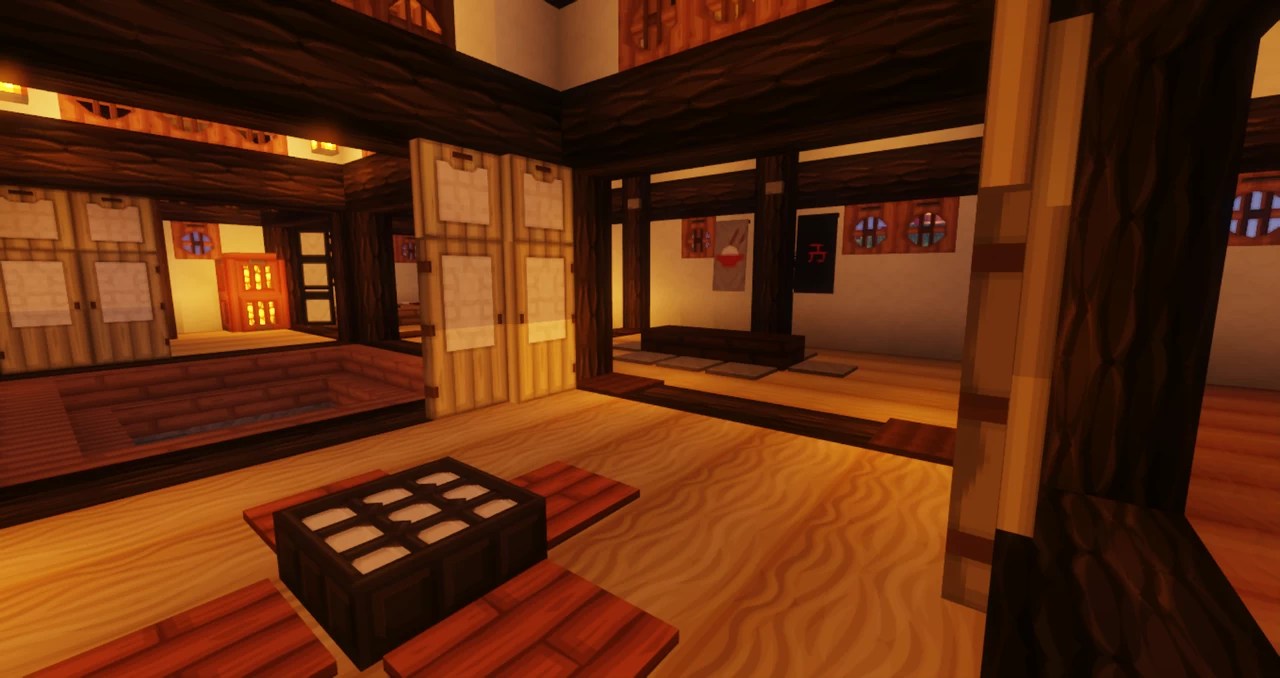 Minecraft Japanese House Interior