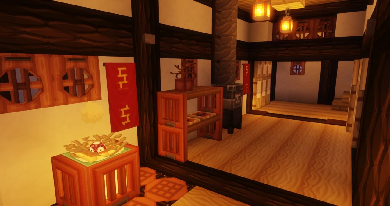 Minecraft Japanese House Interior