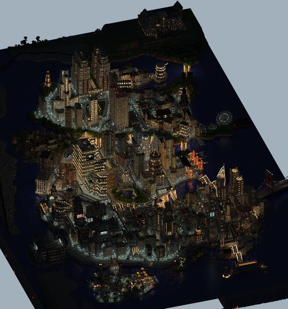 Gotham City World Map