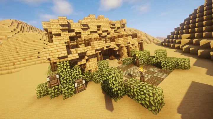 Medieval Desert House (1) - Minecraft Cinematic + Free Download Minecraft Map