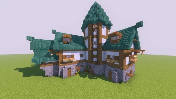Minecraft Modern Medieval House #5 Minecraft Map