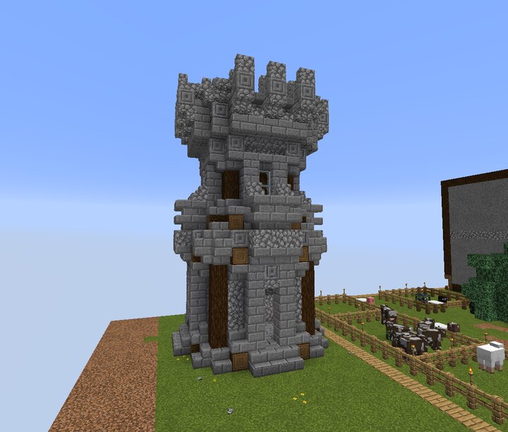 Medieval Watch Tower Minecraft Map