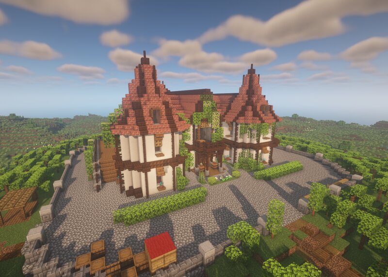 Dawn Winery Genshin Impact Minecraft Map