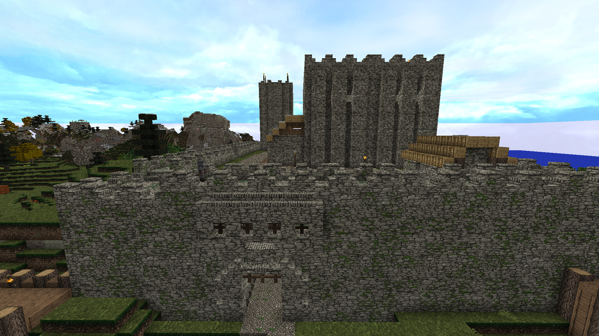 Square stone donjon Minecraft Map