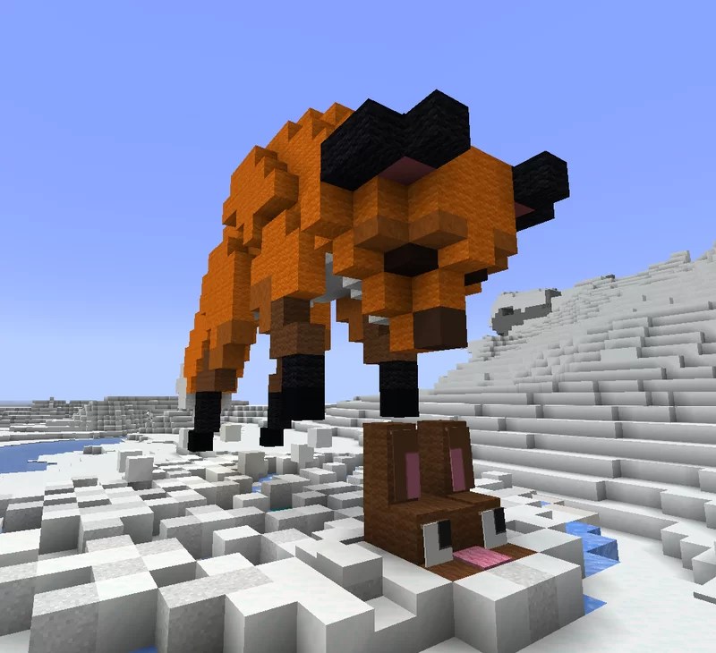 Jumping fox Minecraft Map