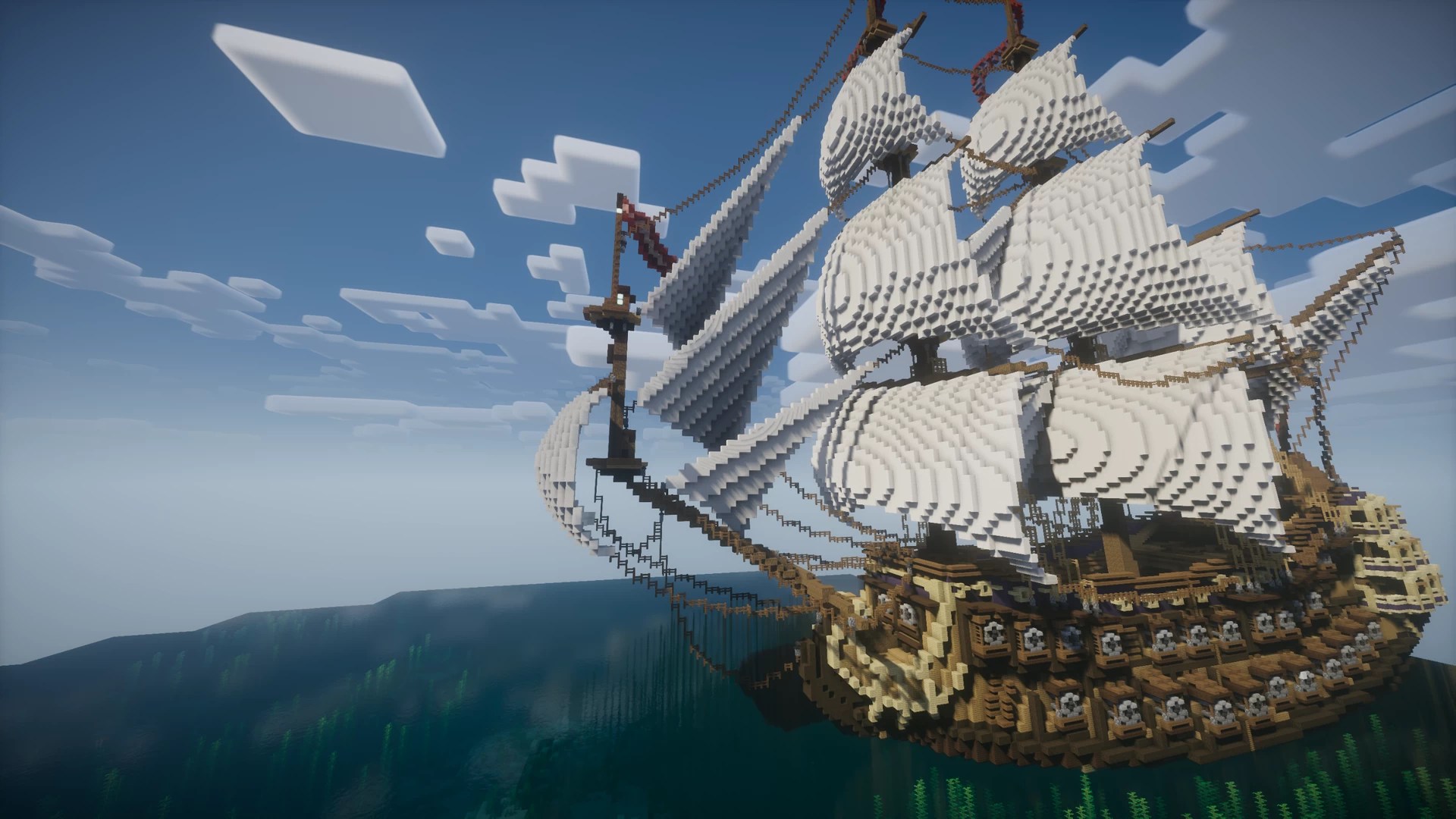Minecraft Pirate Ship Schematic