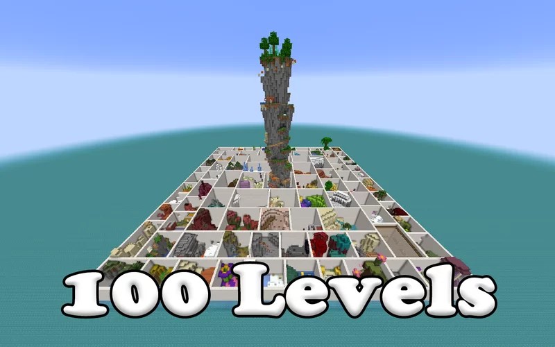 100 Levels Minecraft Map
