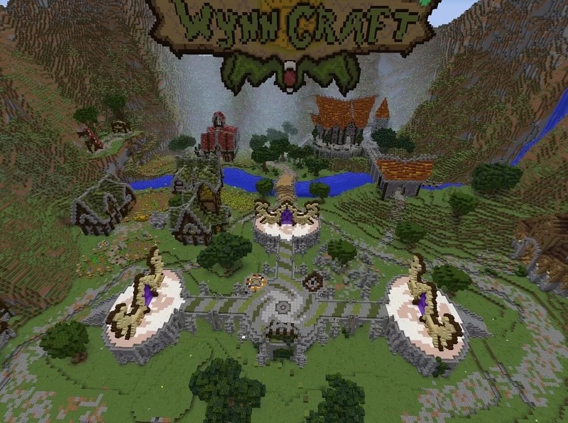 wynncraft old lobby Minecraft Map