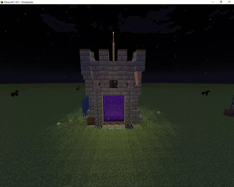 The Nether Portal Door 1.20.2/1.20.1/1.20/1.19.2/1.19.1/1.19/1.18/1.17.