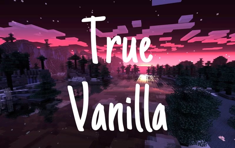 True Vanilla Minecraft Server