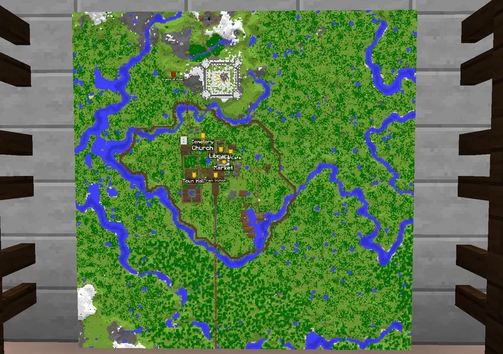 Minecraft Map Marker Bedrock Kiley Merlina