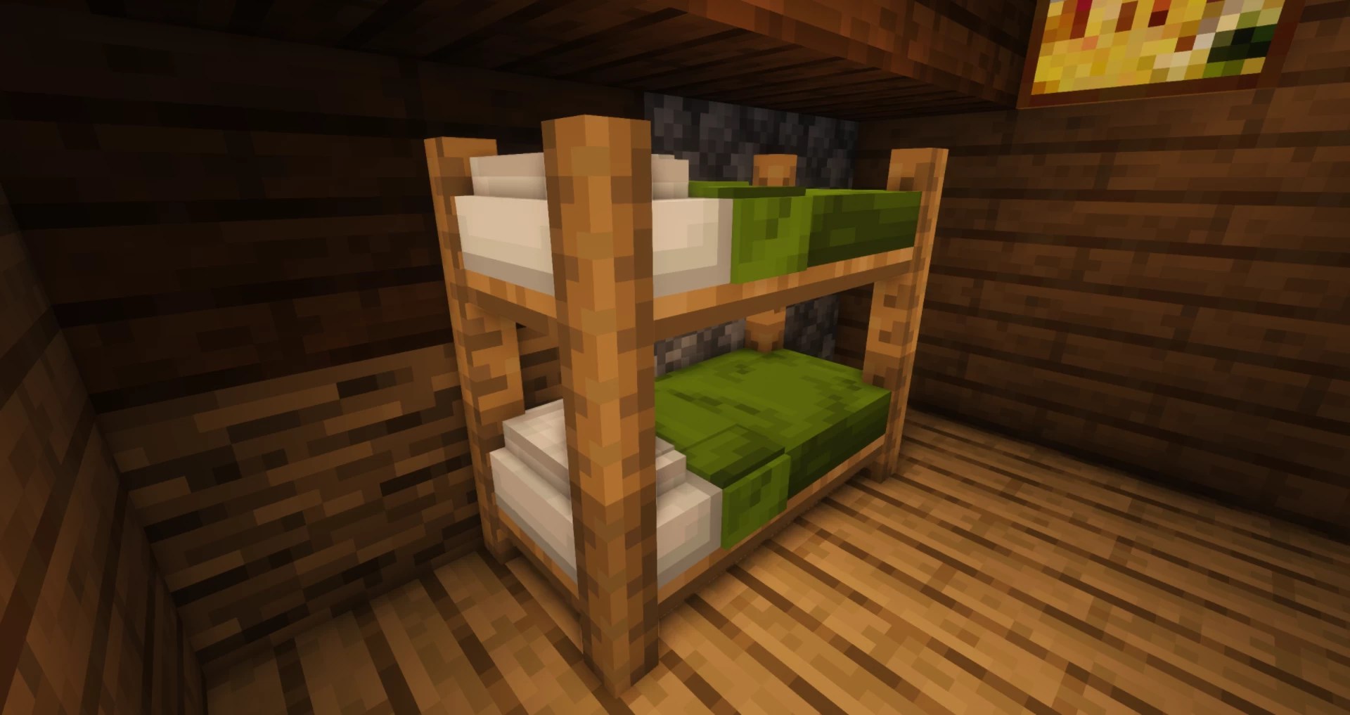 How To Make A Bunk Bed In Minecraft