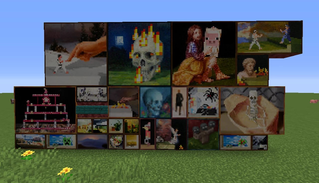 Minecraft Paintings Full Resolution