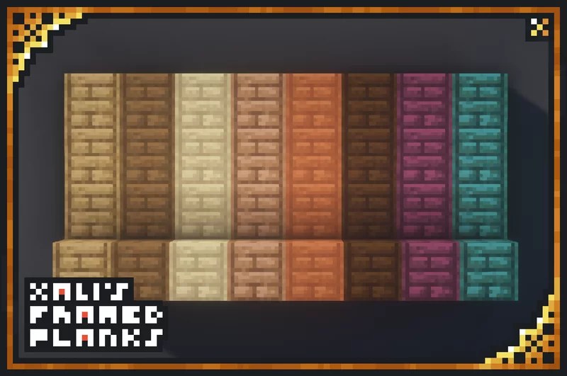 xali's Framed Planks Minecraft Texture Pack