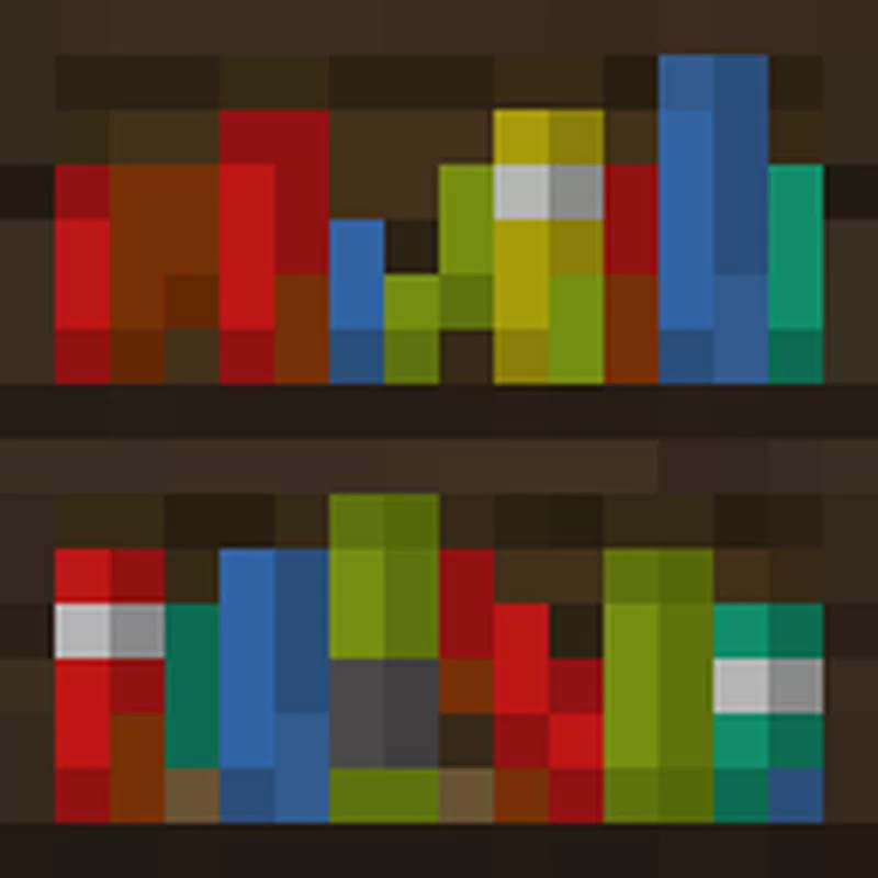 Dark Oak Bookshelf (3d) Minecraft Texture Pack