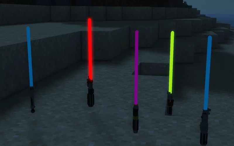 Minestein's 3D Lightsabers Minecraft Texture Pack