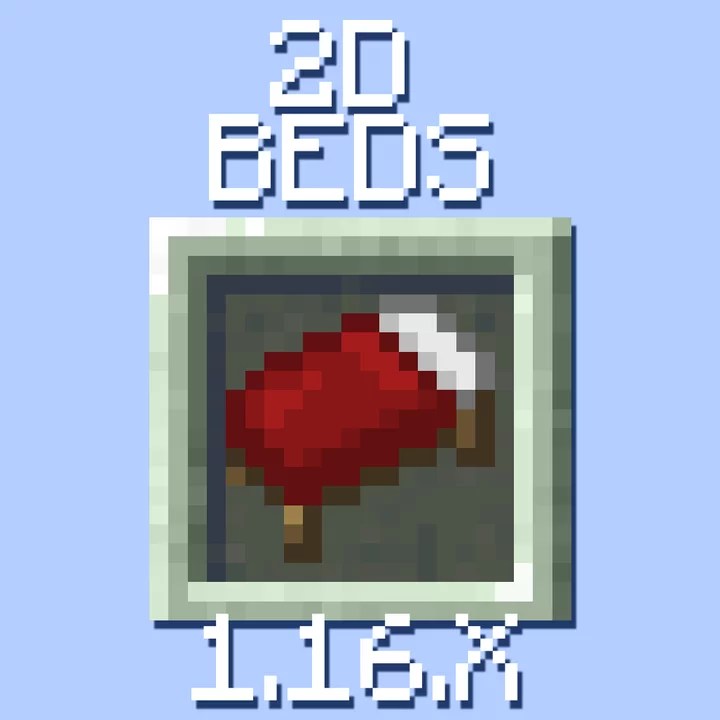 2D Beds Minecraft Texture Pack