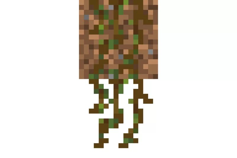 Different Hanging Roots Minecraft Texture Pack