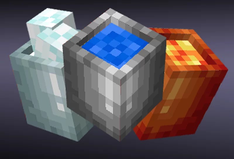 3d Bucket Minecraft Texture Pack