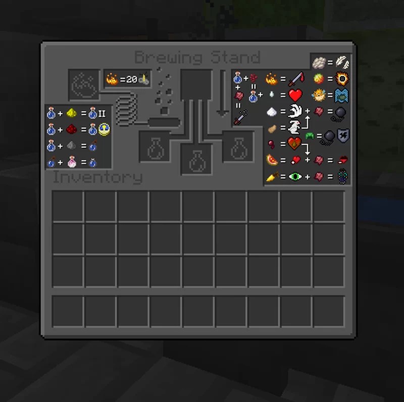 Dark Mode Brewing Guide Minecraft Texture Pack