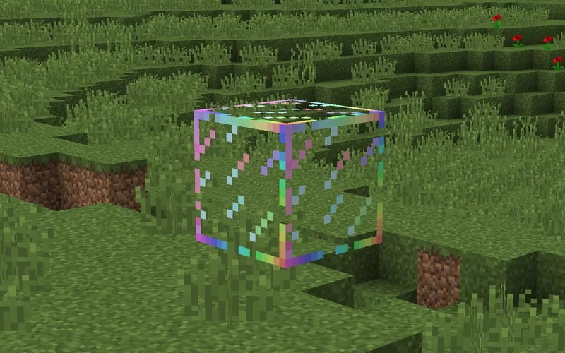 Rainbow Glass Minecraft Texture Pack