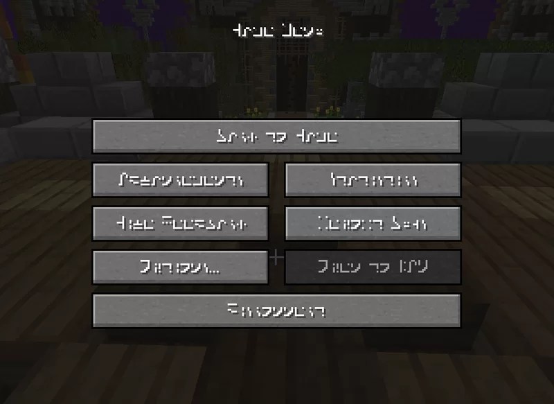 Standard Galactic Alphabet font Minecraft Texture Pack