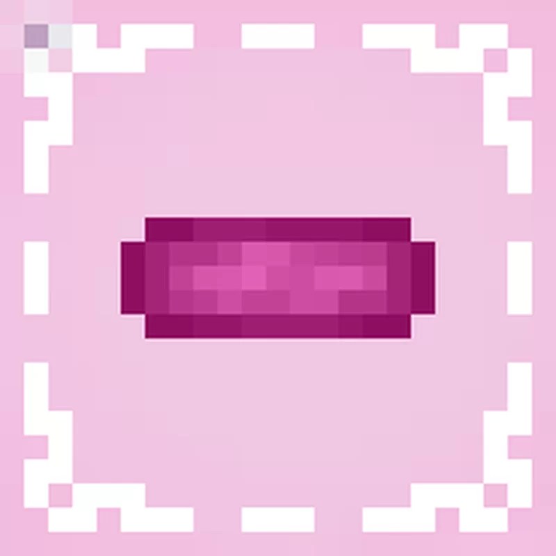 Pink xp bar Minecraft Texture Pack