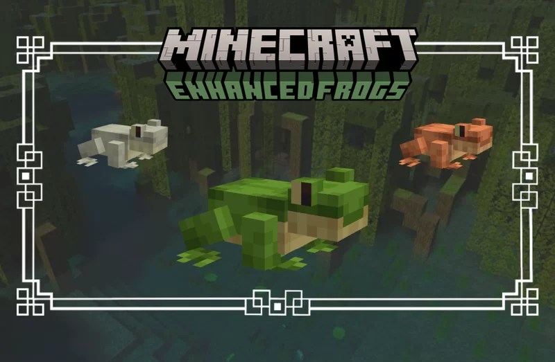 Enhanced Frogs Bedrock Port Minecraft Texture Pack
