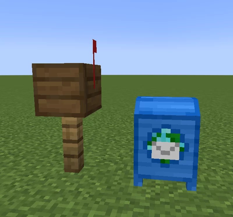 Trapped Chests to Mailboxes Minecraft Texture Pack