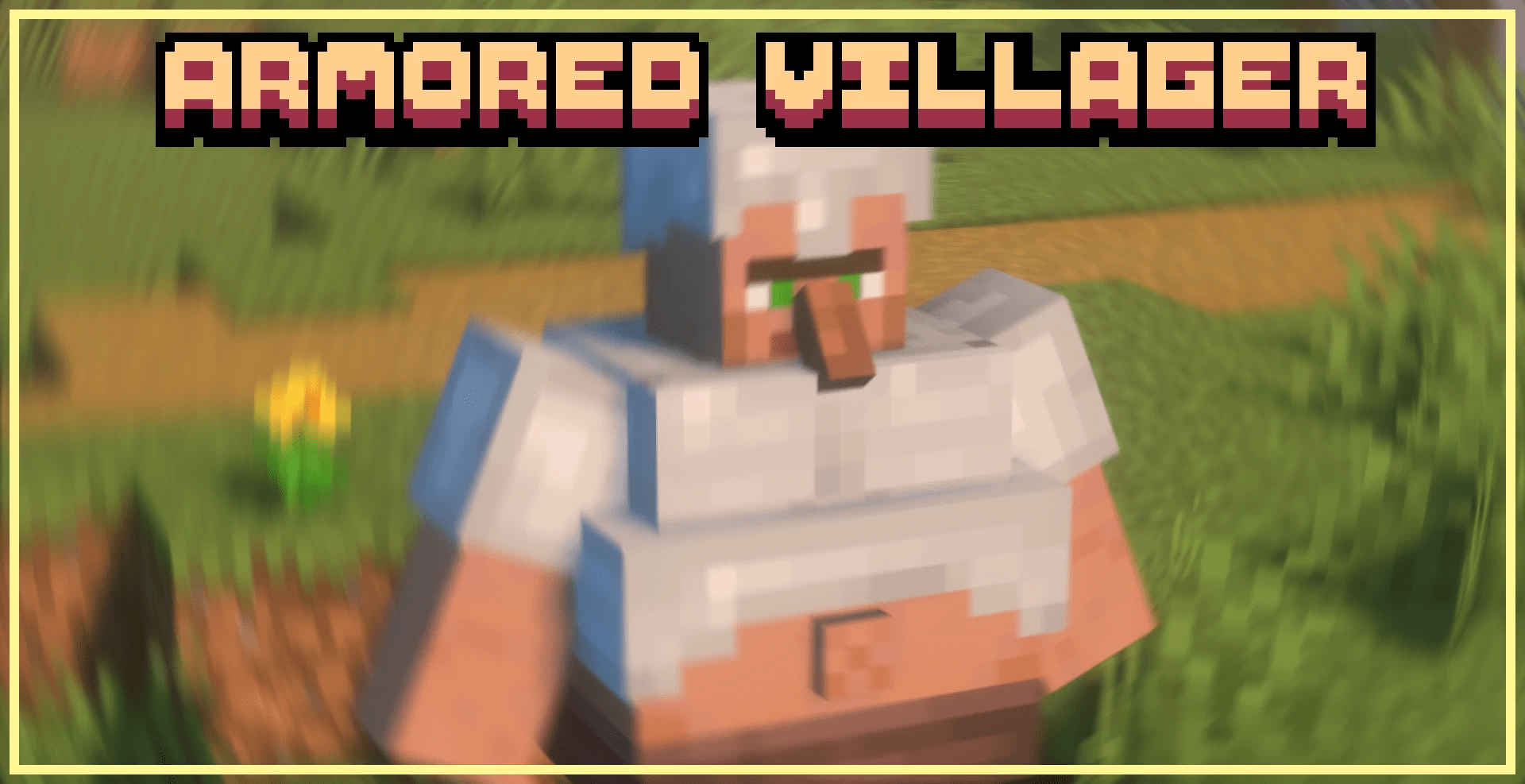 Armored Villager (Iron Golem Pack) Bedrock Port Minecraft Texture Pack