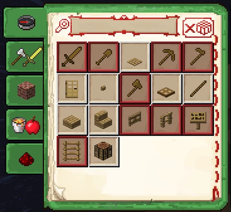 Better Recipe Book Minecraft Texture Pack