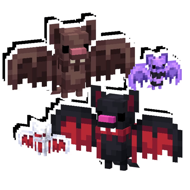 🦇 Better BATS 🦇 (JAVA & BEDROCK) Minecraft Texture Pack