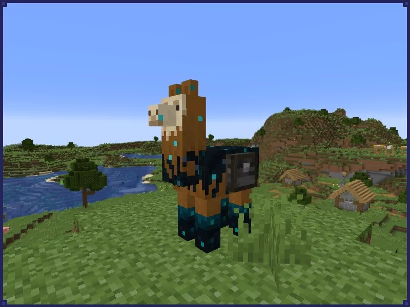 Sculk llama🦙 Minecraft Texture Pack