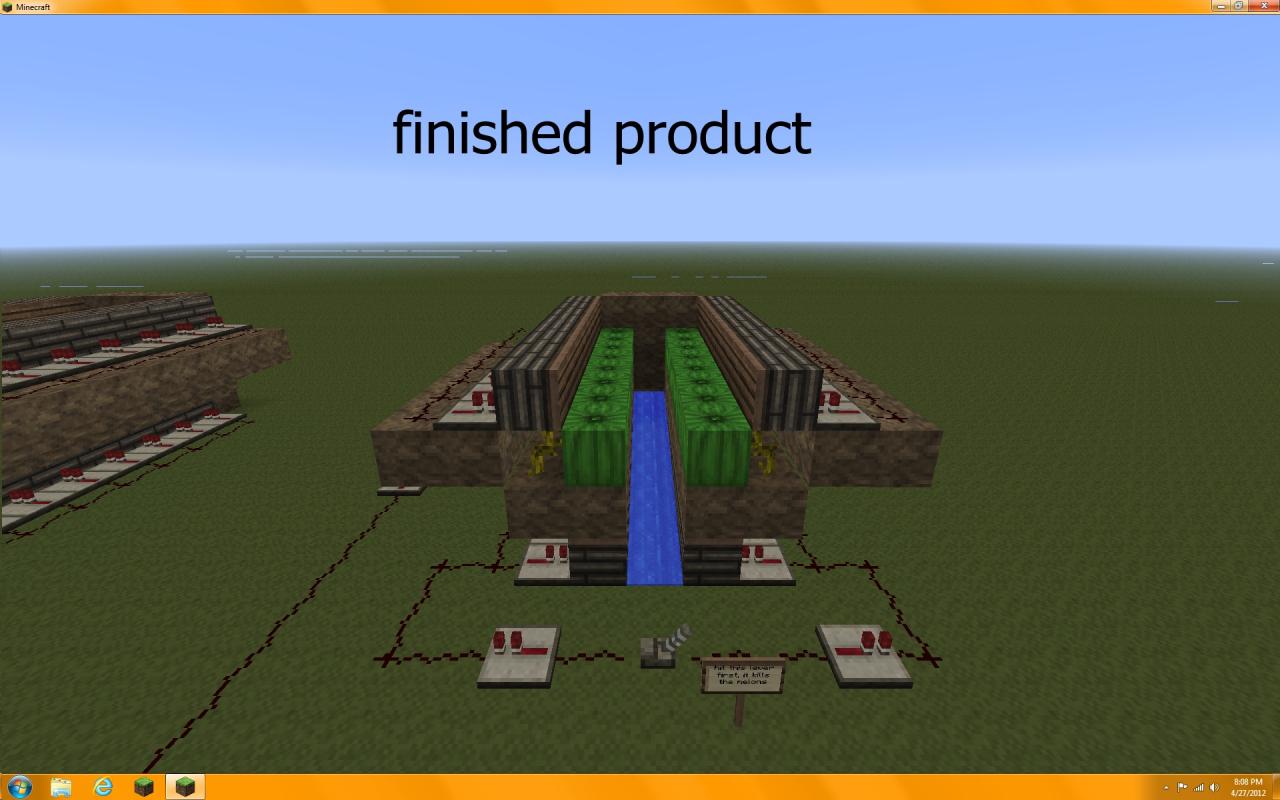 Auto Melon Farm Tutorial!! Minecraft Map