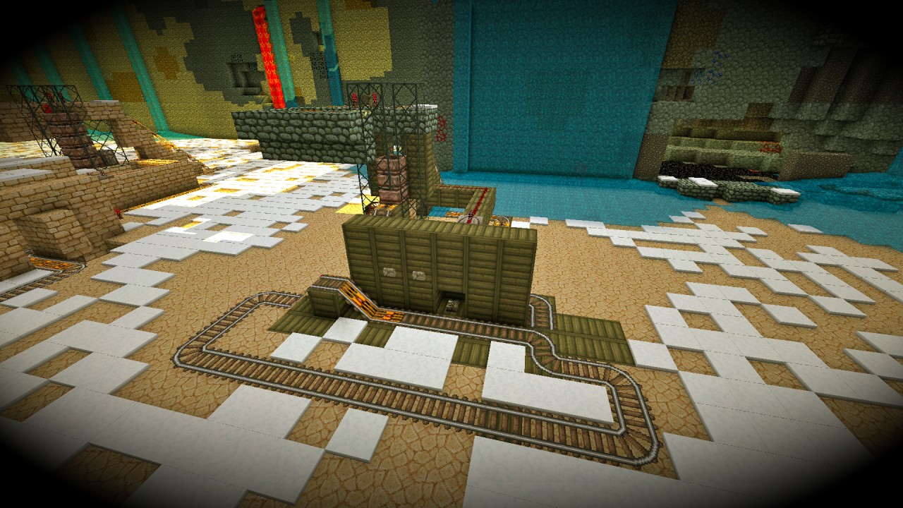 Minecart Station Tutorial Minecraft Project