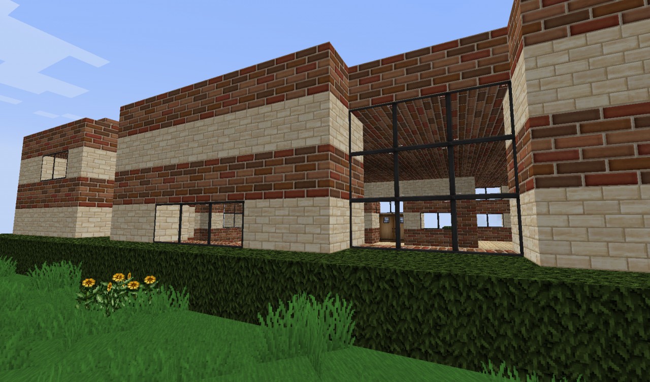 Small Simple Brick House Minecraft Project